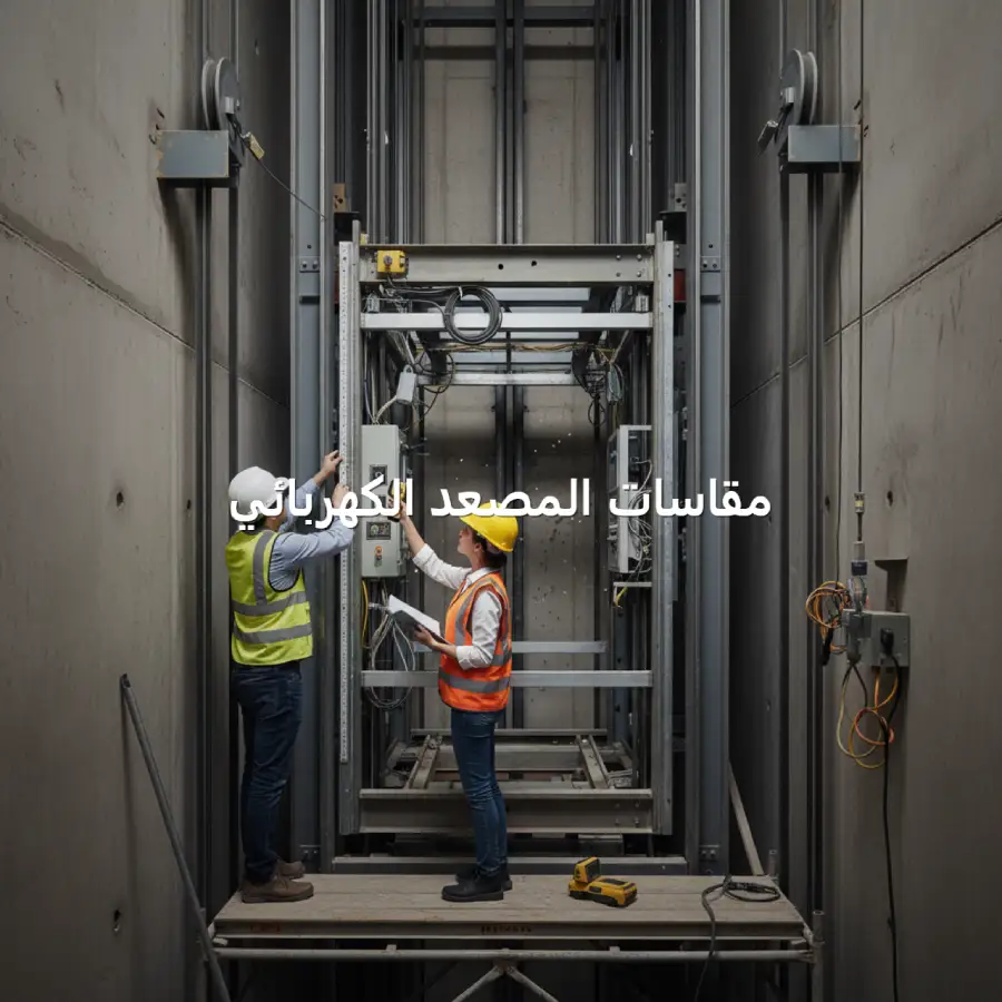 مقاسات المصعد الكهربائي