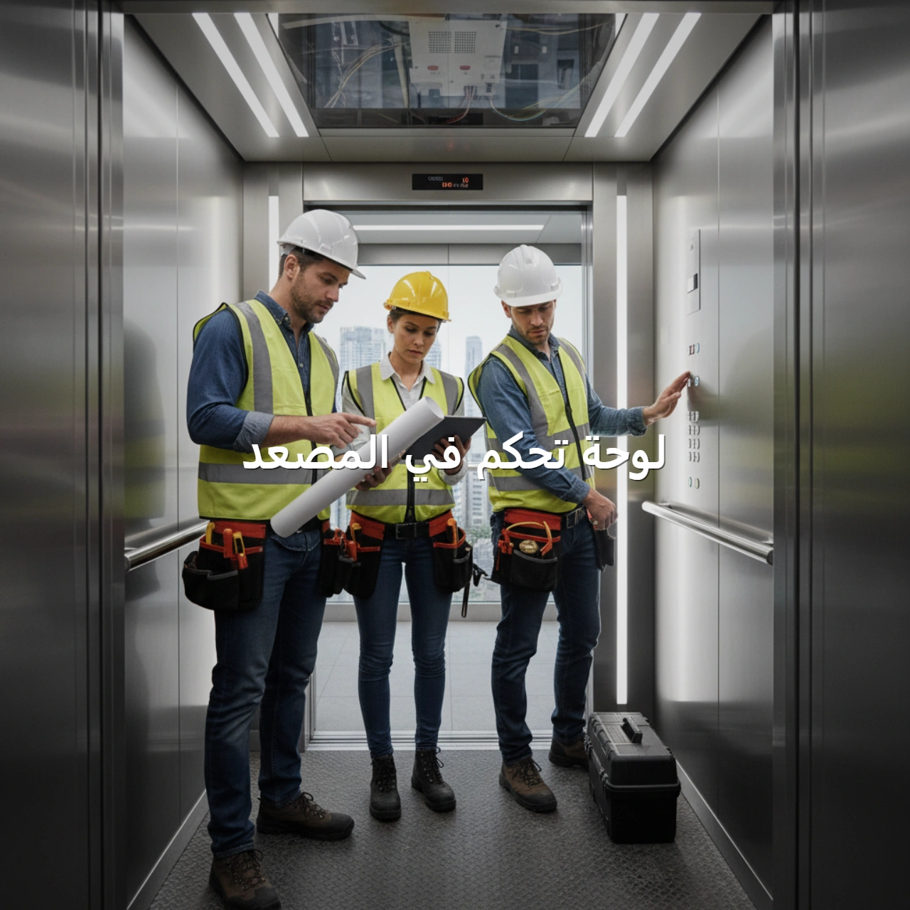 لوحة تحكم في المصعد