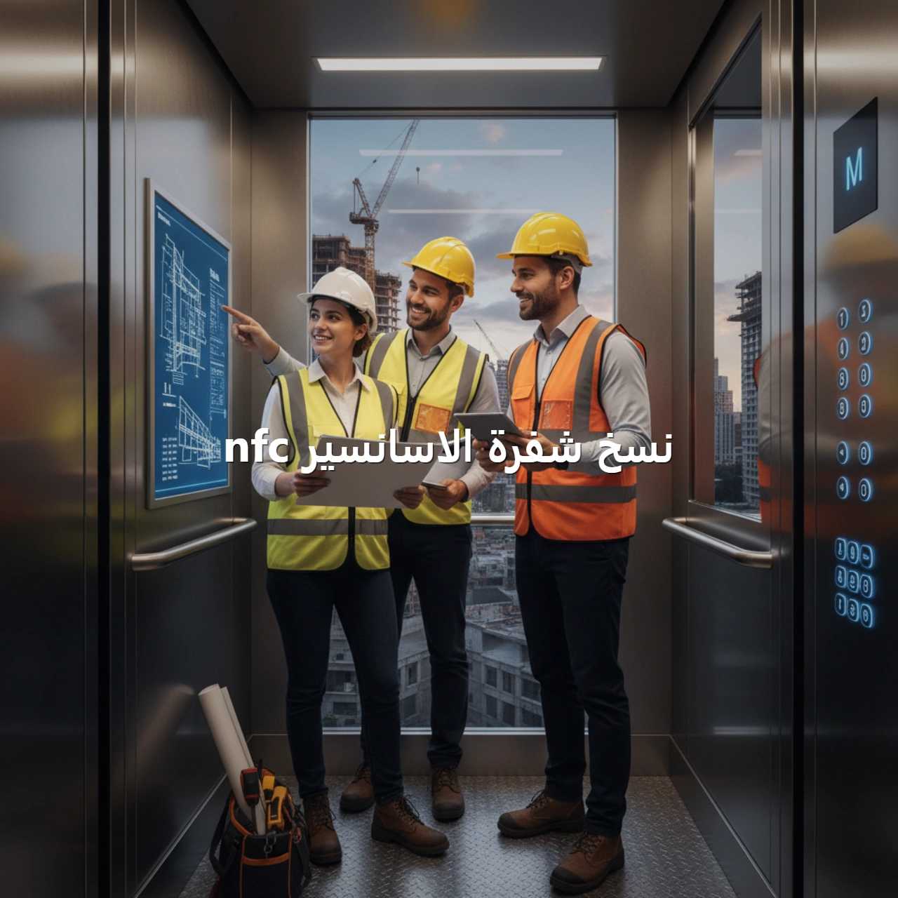 نسخ شفرة الاسانسير nfc