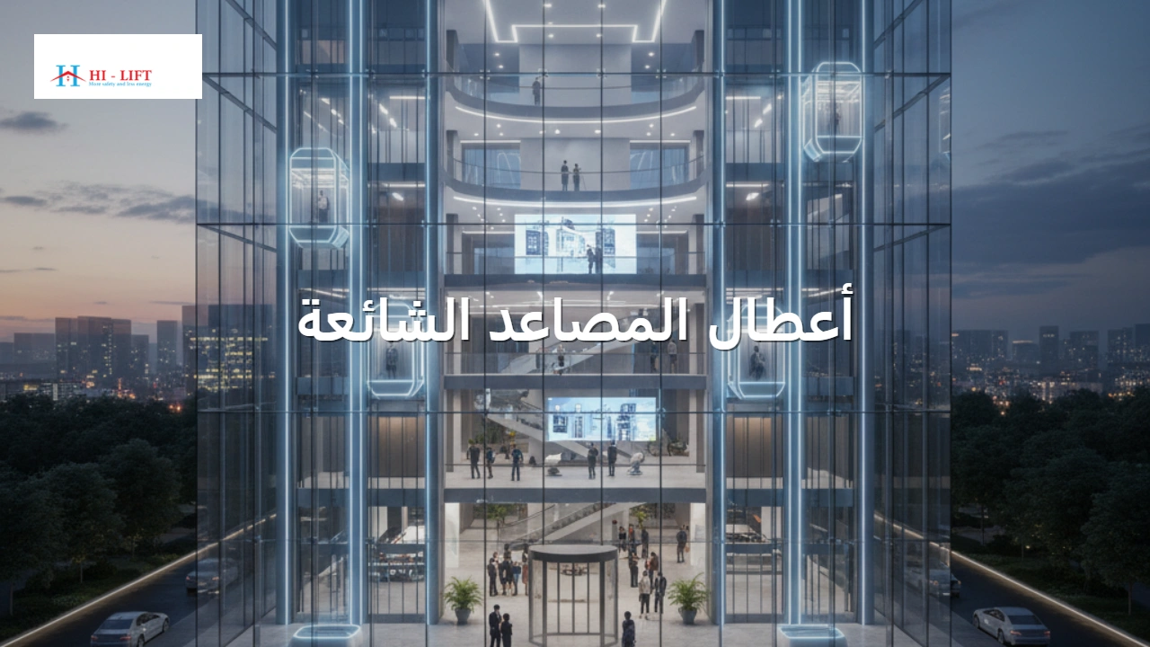 أعطال المصاعد الشائعة