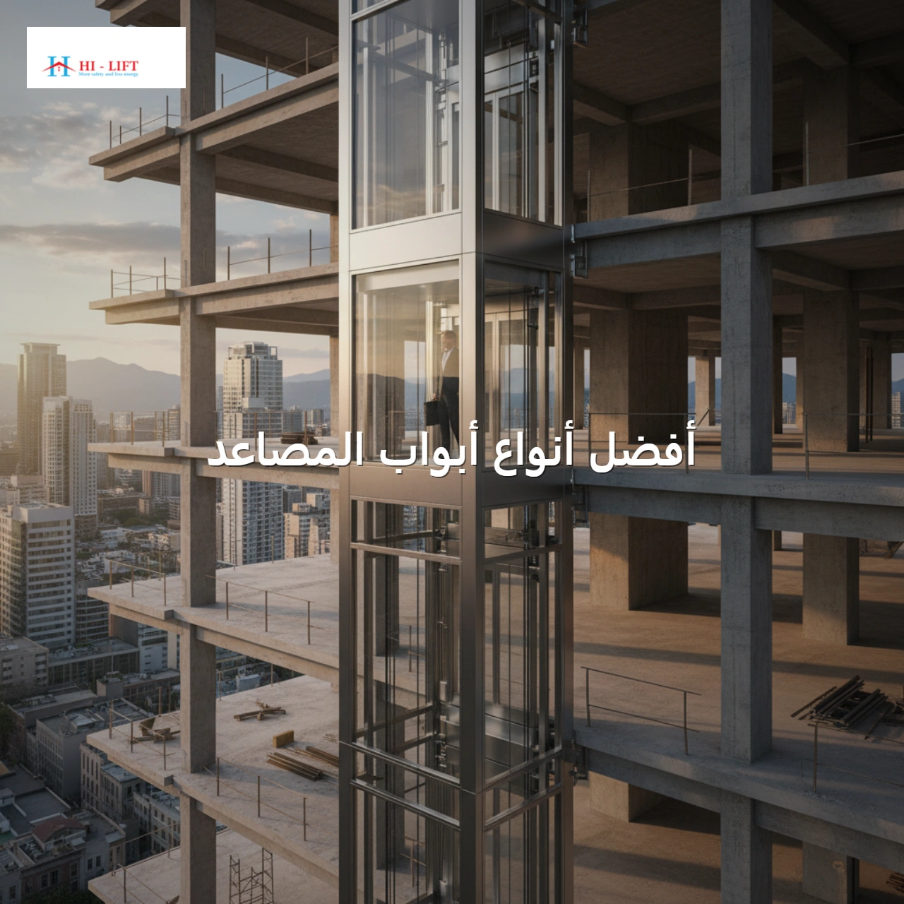 أفضل أنواع أبواب المصاعد