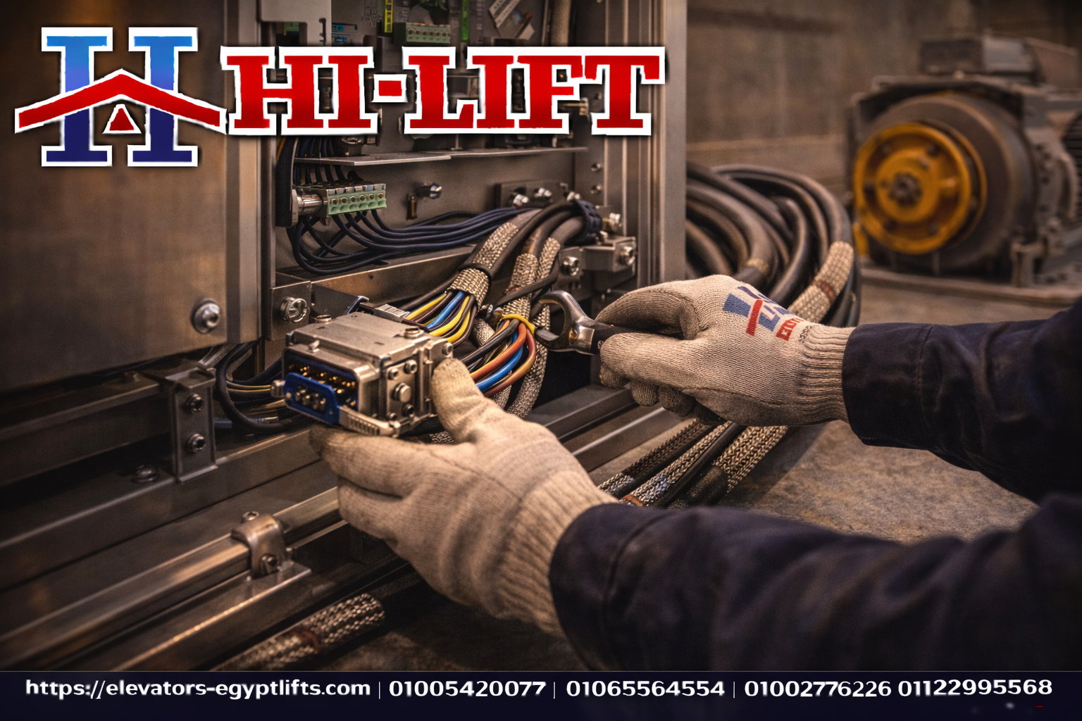 كابل مرن للمصاعد