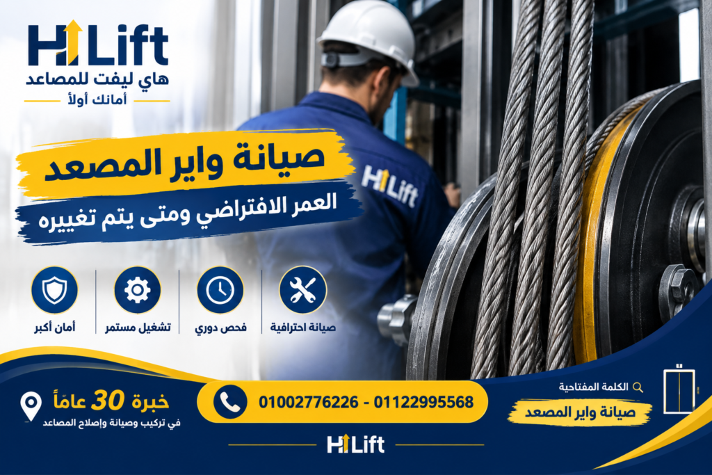صيانة واير المصعد