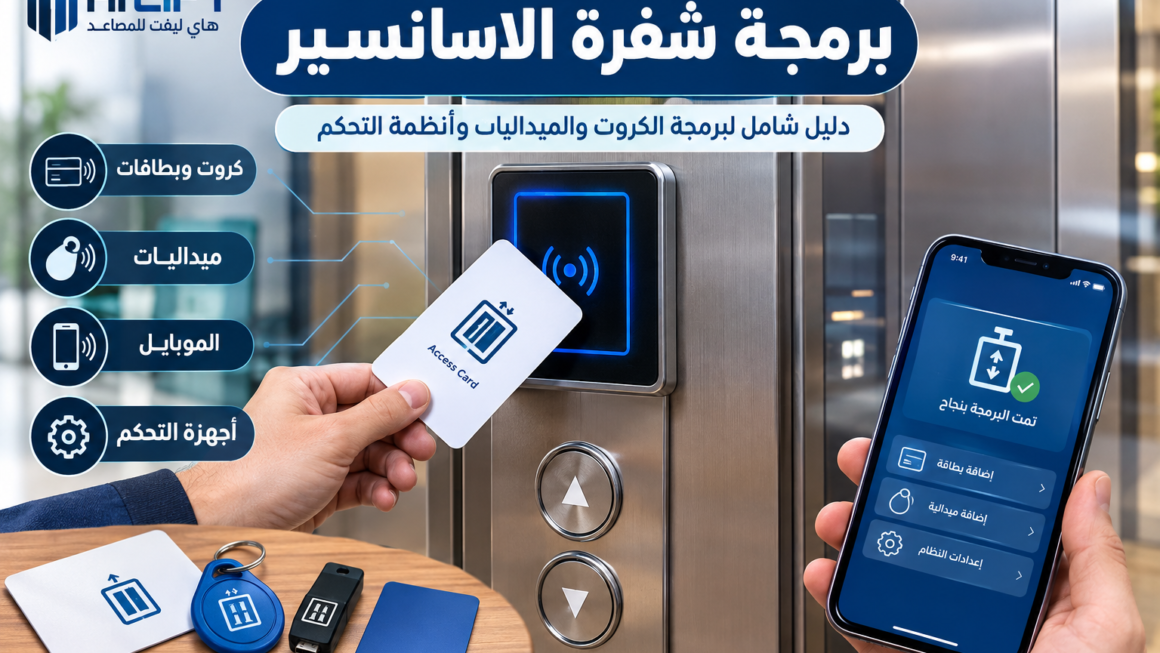 برمجة شفرة الاسانسير: دليل الكروت وأجهزة التحكم الحديثة