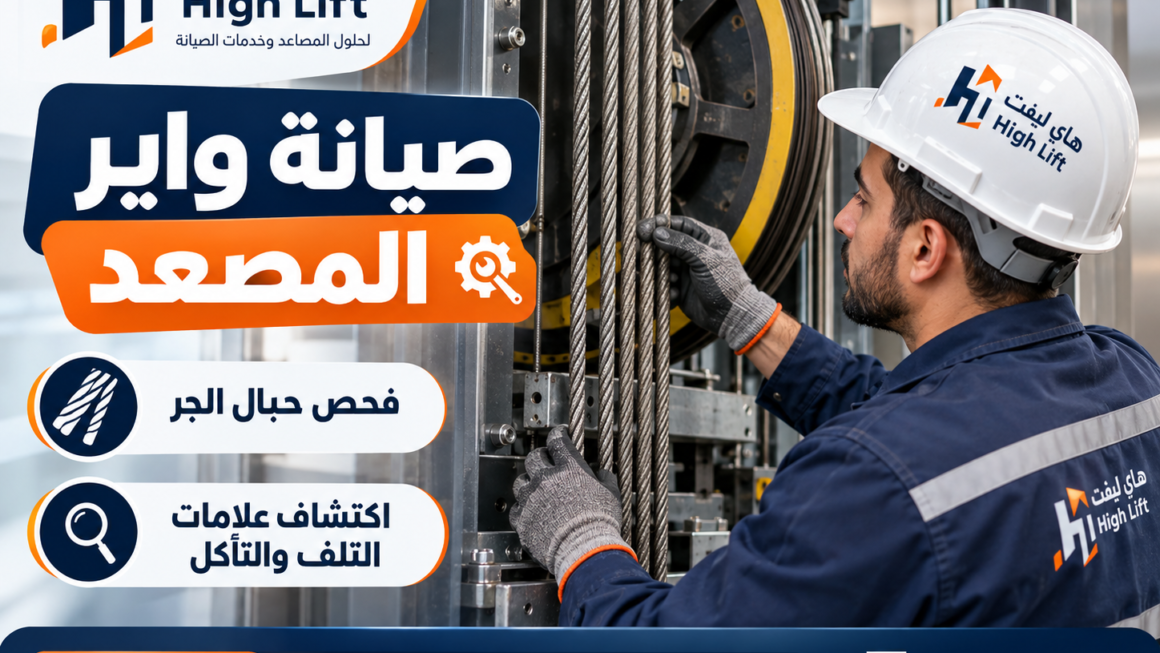 صيانة واير المصعد