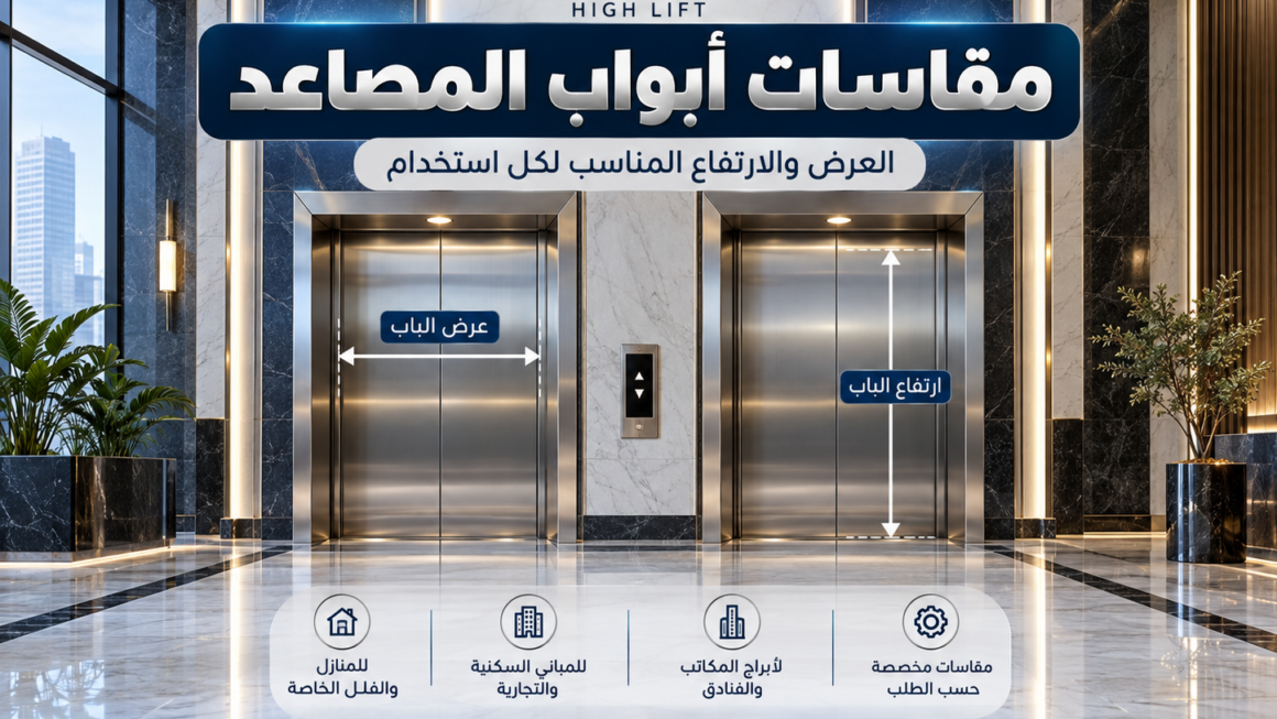 مقاسات ابواب المصاعد