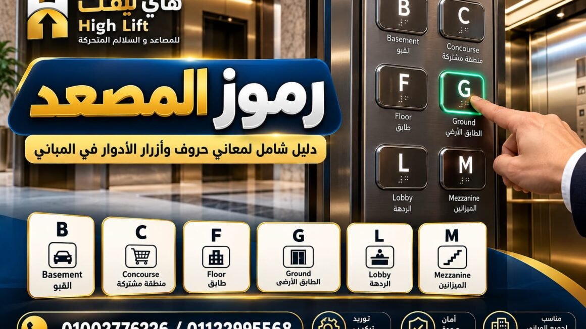 رموز المصعد