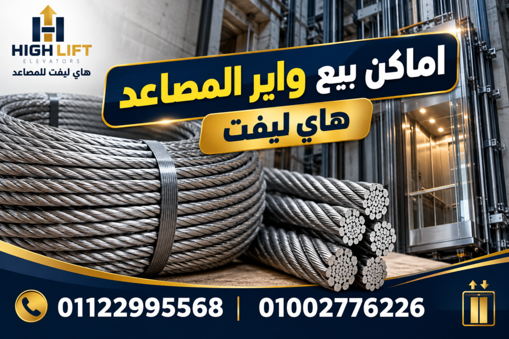 اماكن بيع واير المصاعد واير الاسانسير